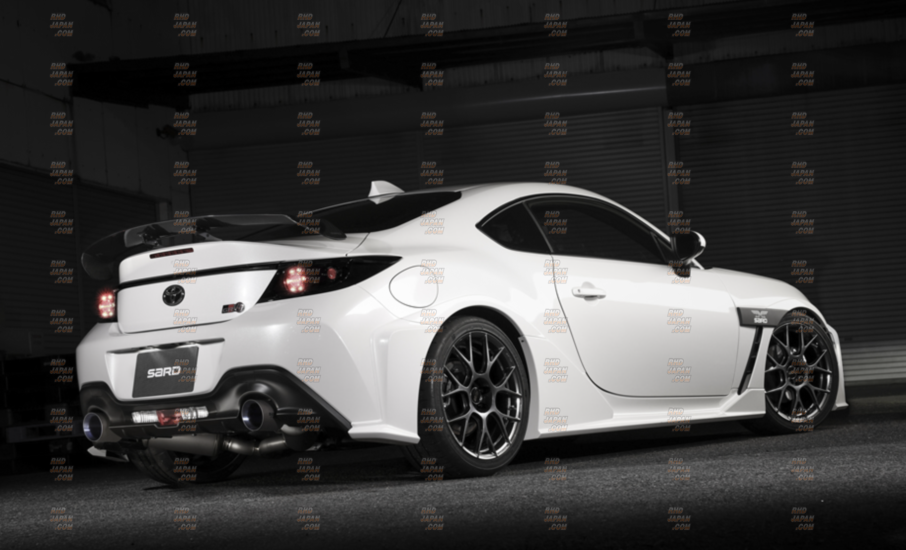 Sard Rear Combination Lamp Tail Light Set Primer Gel Coat - BRZ